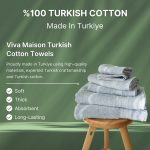 birlik1952 vivamaison salbakos towel bundle 6 lı set soft turkish cotton türk pamuğu hand body bath el banyo havlusu whosale toptan blue mavi