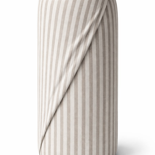 birlik1952 buldan bezi yıkanmış çizgili keten kumaş pamuk cotton striped linen whosale toptan fabric ham keten bej naturel