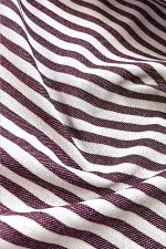 birlik1952 buldan bezi yıkanmış çizgili keten kumaş pamuk cotton striped linen whosale toptan fabric ham keten bordo wine