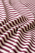 birlik1952 buldan bezi yıkanmış çizgili keten kumaş pamuk cotton striped linen whosale toptan fabric ham keten bordo wine