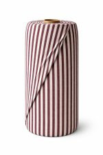 birlik1952 buldan bezi yıkanmış çizgili keten kumaş pamuk cotton striped linen whosale toptan fabric ham keten bordo wine