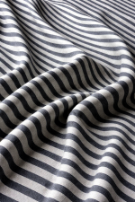 birlik1952 buldan bezi yıkanmış çizgili keten kumaş pamuk cotton striped linen whosale toptan fabric ham keten siyah black