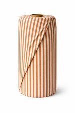 birlik1952 buldan bezi yıkanmış çizgili keten kumaş pamuk cotton striped linen whosale toptan fabric ham keten turuncu orange