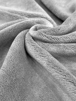 birlik1952 raşel flanel polar wellsoft koltuk örtüsü throw şal kumaş fabric grey gri