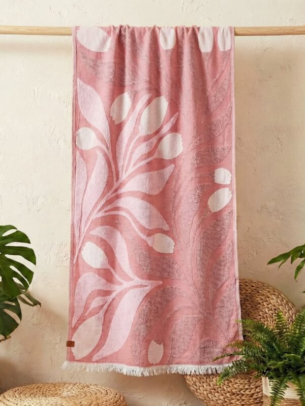 birlik1952 etamin peştemal şal beach towel blossom lale çiçeklenme