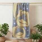 birlik1952 etamin peştemal şal beach towel blossom lale çiçeklenme sarı lacivert lale tulip lale