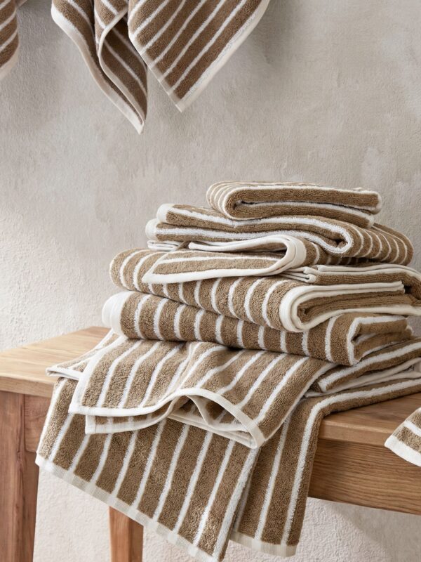 birlik1952 bubble havlu pom pom pon pon towel nohut banyo el havlusu whosale çizgili kahve striped