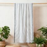 birlik1952 vivamaison muslin 2 3 4 layer gauze soft pestemal beach towel plaj havlusu striped toptan whosale turkey cotton siyah black