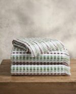 Otantik Pamuklu Bubble Nohut El ve Banyo Havlusu Efes Adaçayı - Görsel 4