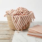 birlik1952 peşkir peştemal el havlusu hand towel traditional striped çizgili loom mutfak havlu kitchen whosale kara tezgah terracota kiremit turuncu orange