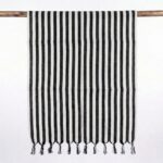 birlik1952 peşkir peştemal el havlusu hand towel traditional striped çizgili loom mutfak havlu kitchen whosale kara tezgah siyah black