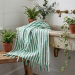 birlik1952 peşkir peştemal el havlusu hand towel traditional striped çizgili loom mutfak havlu kitchen whosale kara tezgah benetton green yeşil