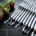 birlik1952 peşkir peştemal el havlusu hand towel traditional striped çizgili loom mutfak havlu kitchen whosale kara tezgah lacivert dark blue