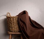 birlik1952 stonewashed perde taş yıkama eskitme keten perde linen curtain cotton fabric bohem boho bodrum toptan whosale perdeci rustik mixed all in one kahve coffee dark brown