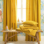 birlik1952 beshiq müslin bebek çocuk nevresim takımı bed linen baby crip gauze whosale baby child atelier chox luxury sarı hardal mustard yellow