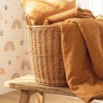 birlik1952 beshiq müslin bebek çocuk nevresim takımı bed linen baby crip gauze whosale baby child atelier chox luxury caramel karamel