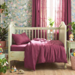 birlik1952 beshiq müslin bebek çocuk nevresim takımı bed linen baby crip gauze whosale baby child atelier chox luxury bordo şarap wine