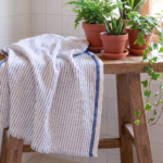 birlik1952 viskon viskos viscon bambu pamuk koton cotton peştemal beach towel plaj havlusu whosale toptan italy çizgili striped blue mavi