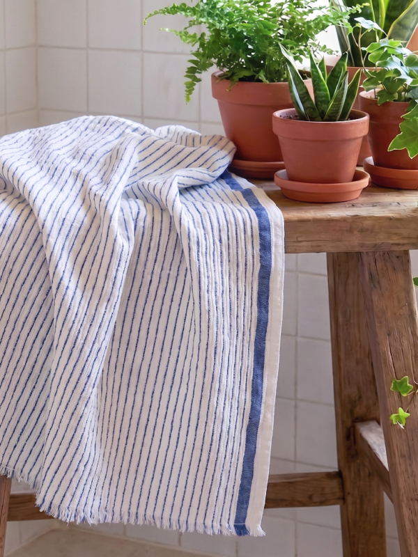 birlik1952 viskon viskos viscon bambu pamuk koton cotton peştemal beach towel plaj havlusu whosale toptan italy çizgili striped blue mavi